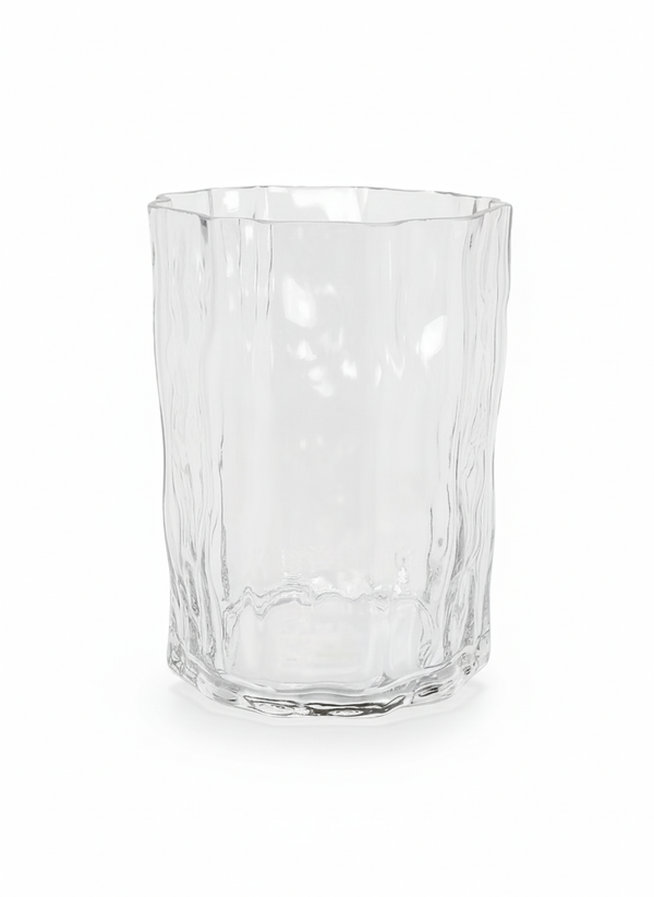Glass Vase L:6" W:6" H:8" - 6 Pack