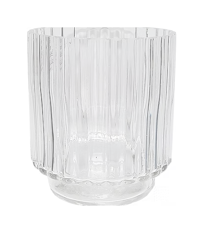 Glass Vase L:5" H:6" - 12 Pack