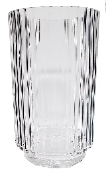 Glass Vase L:6.5" H:11" - 6 Pack