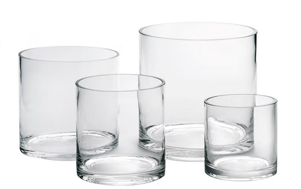 Glass Vase W:5" H:5" - 12 Pack