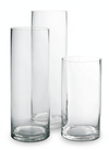 Glass Vase W:5" H:14" - 12 Pack
